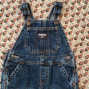 EUC Oshkosh B’gosh Denim Overalls size 18M